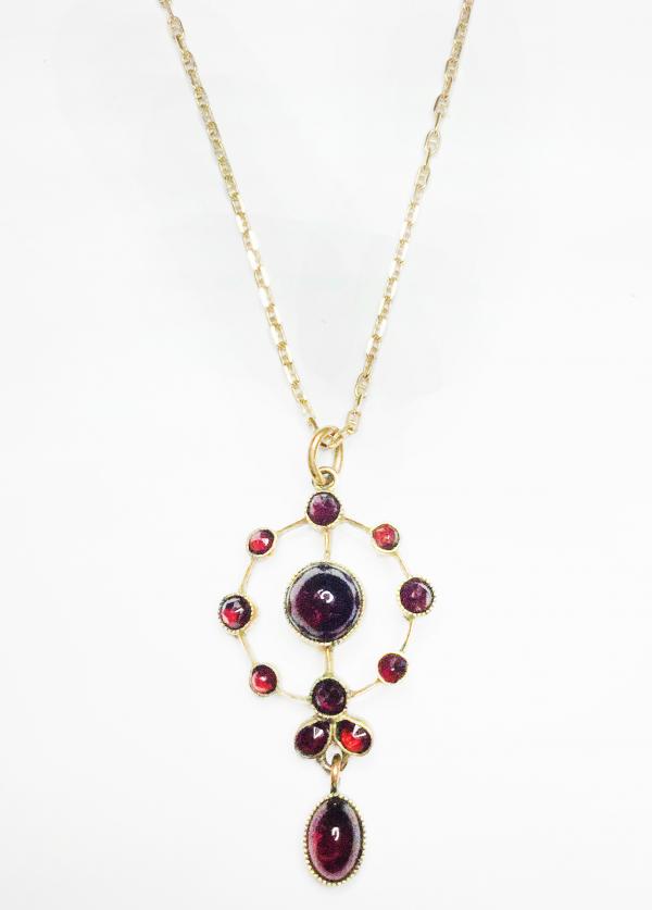 MMC Womens 0.85ct Ruby Romantic Chainn Charms Silver Pendants Necklaces